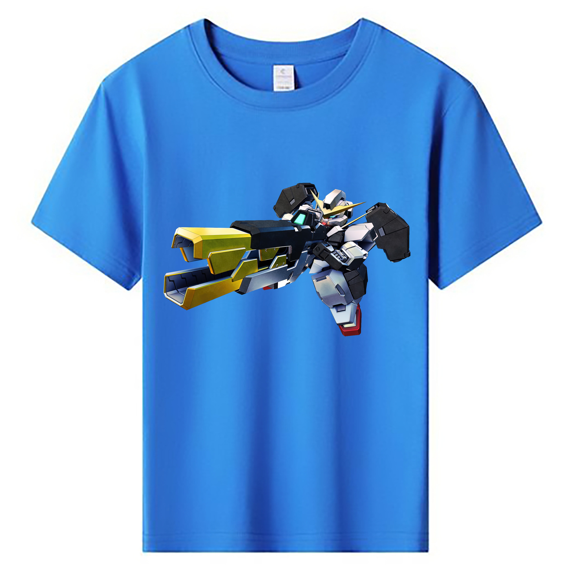 （画像用） 機動戦士ガンダム Mobile Suit Gundam 綿100％キッズTシャツ（フロントプリント）